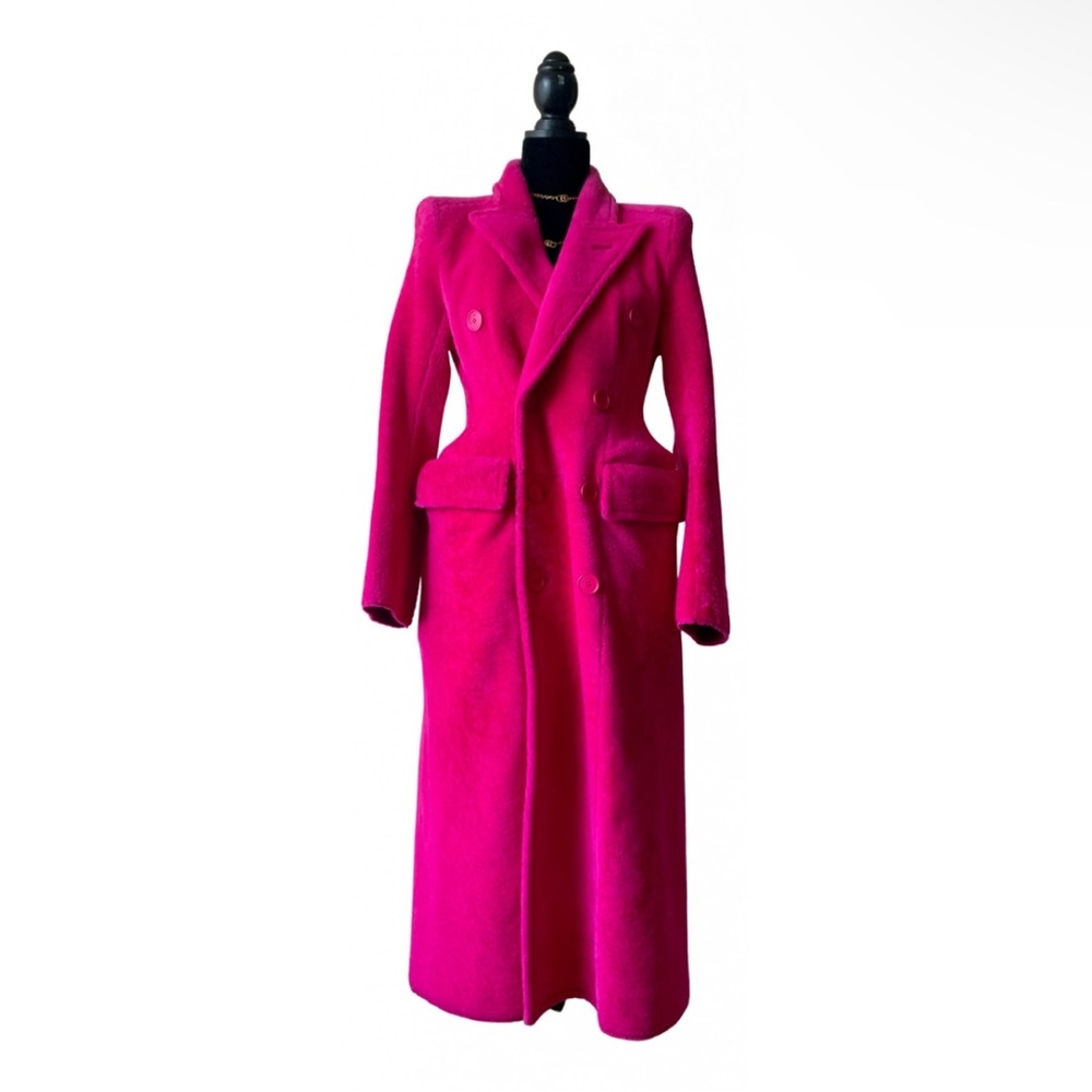 🚫🚫🚫Balenciaga Vibrant Pink Trench Coat